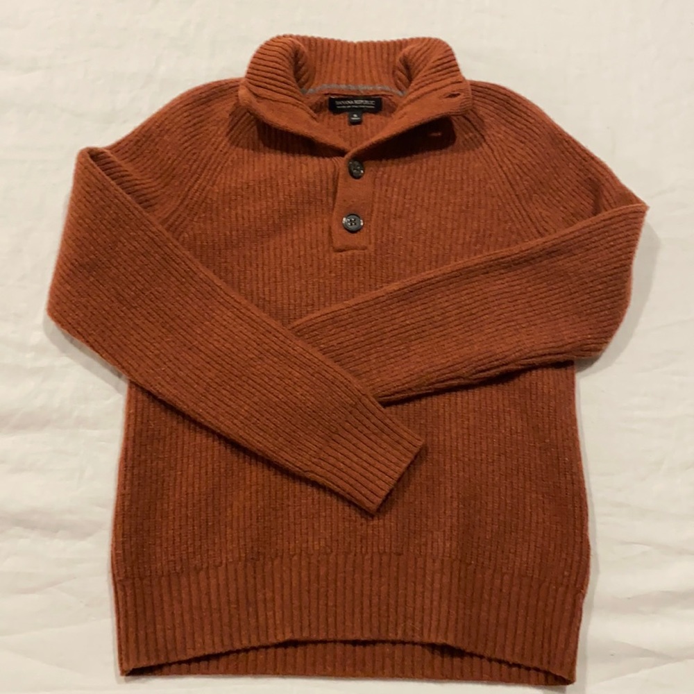 Banana Republic sweater made with Italian yarn